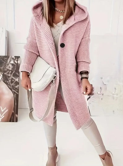 Veste à capuche confortable pour femme style oversize