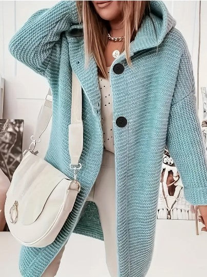 Veste à capuche confortable pour femme style oversize
