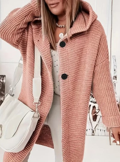 Veste à capuche confortable pour femme style oversize