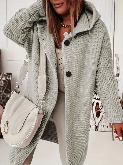 Veste à capuche confortable pour femme style oversize