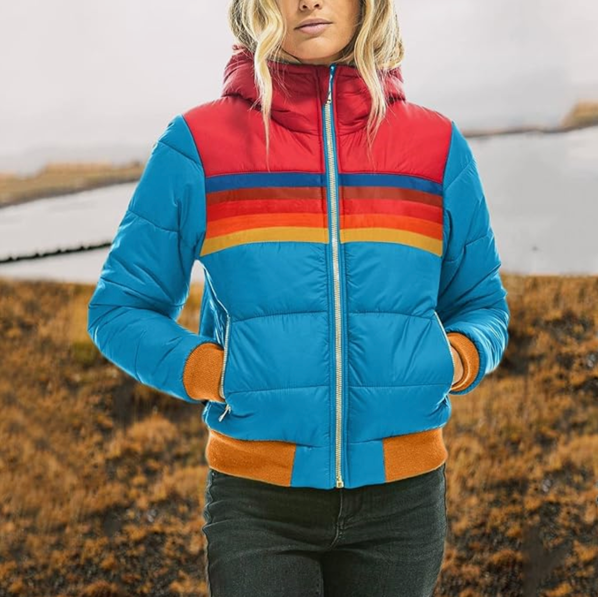 Parka rétro pour femme style vintage