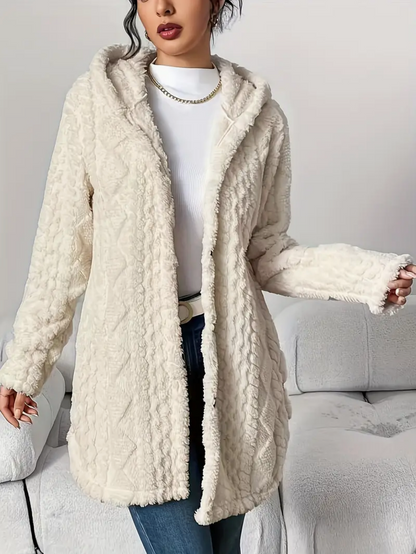 Veste Teddy Grande Taille Femme Capuche