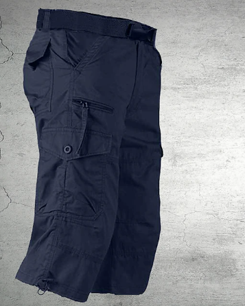 Shorts cargo élastiques confortables pour homme