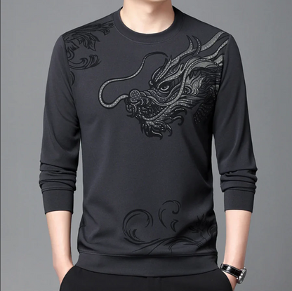 Sweat-shirt homme col rond confortable