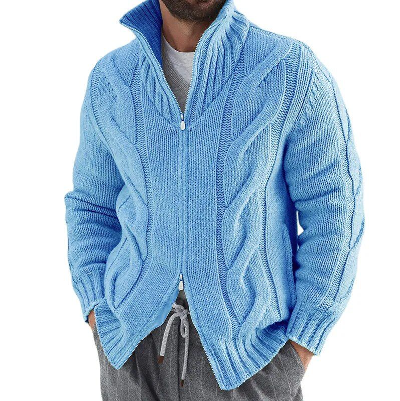 Cardigan Homme Chaud Élégant Qualité