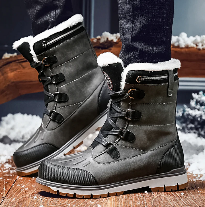 Bottes chaudes pour hommes isolées imperméables