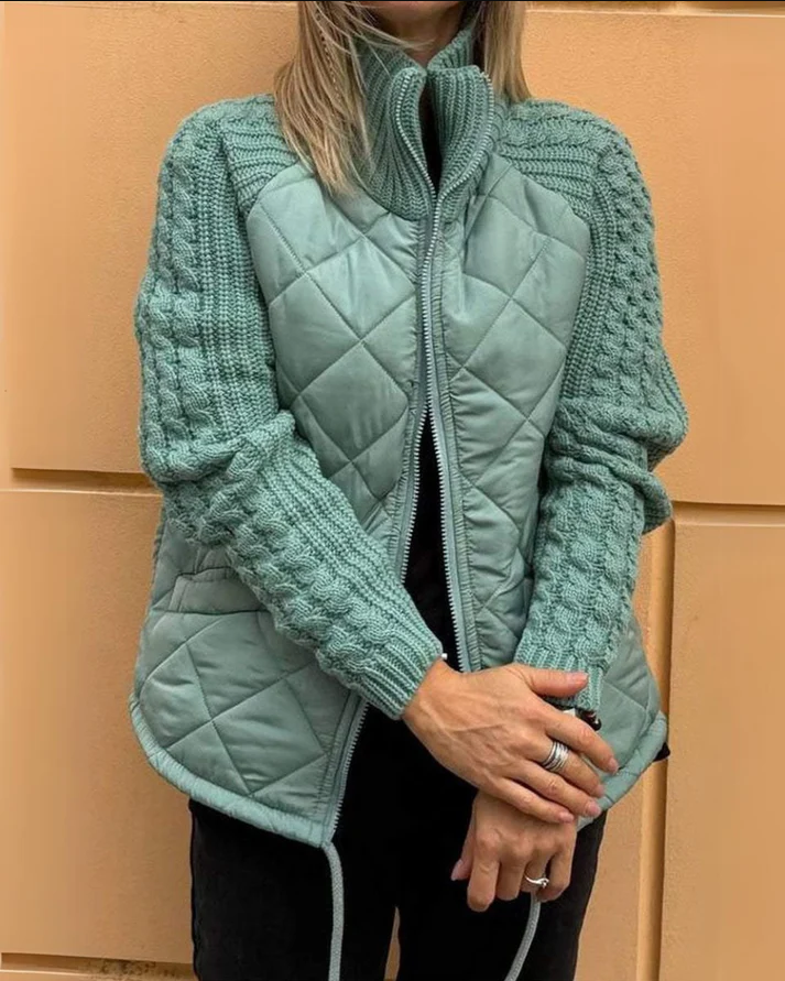Tess - Veste d'hiver de luxe chaude et matelassée