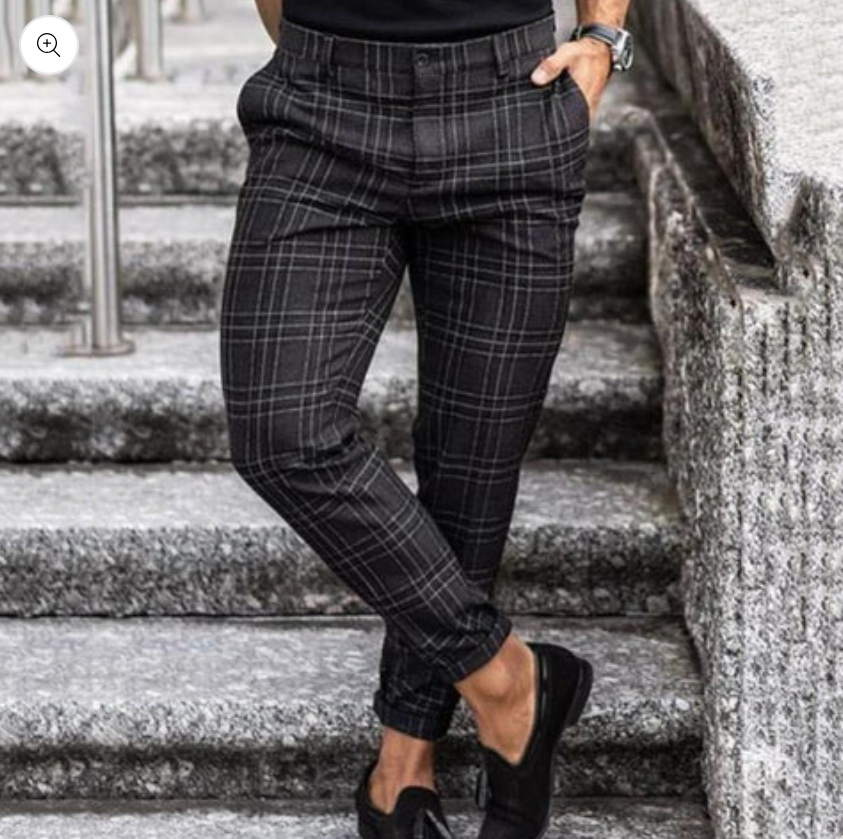 Chinos élégants pour homme coupe slim moderne