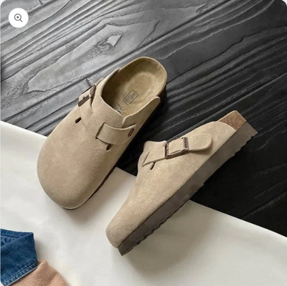 Sandales en cuir unisexe design élégant