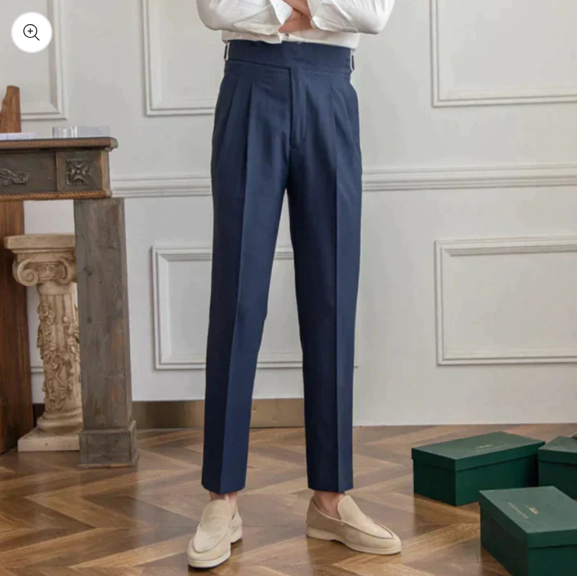 Pantalon élégant pour homme Coupe ajustée Moderne