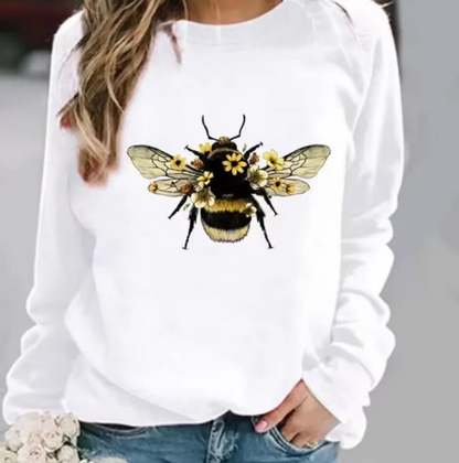 Pull graphique en coton au design tendance