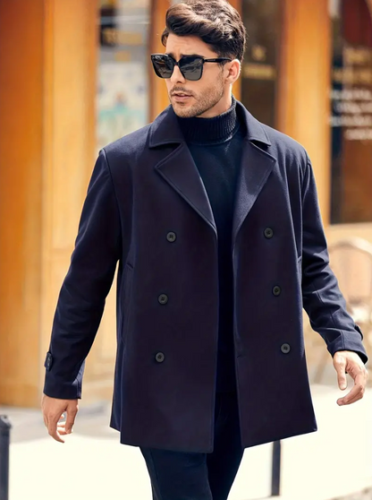Trench-coat homme design classique élégant