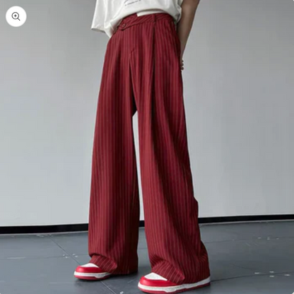 Pantalon homme taille haute élégant