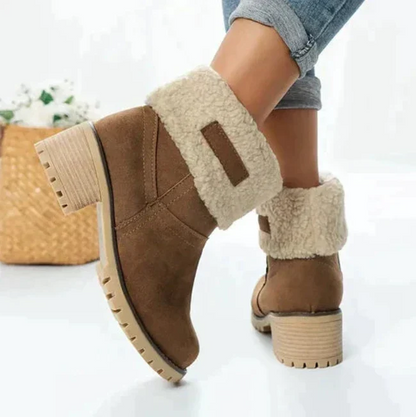 Bottes d'hiver pratiques pour femme pliables