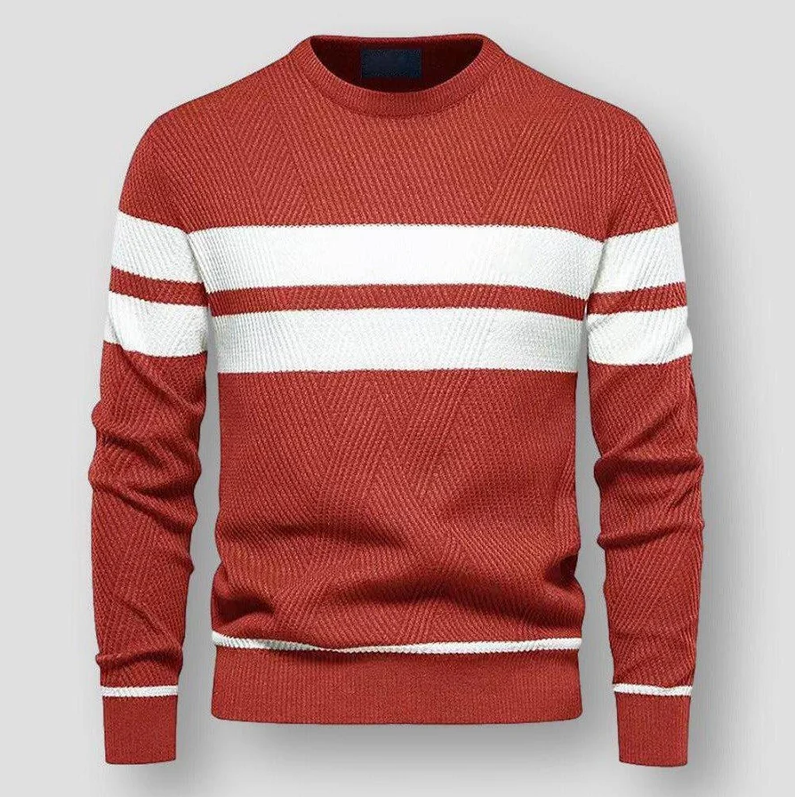 Pull-over Homme Doux Rayé