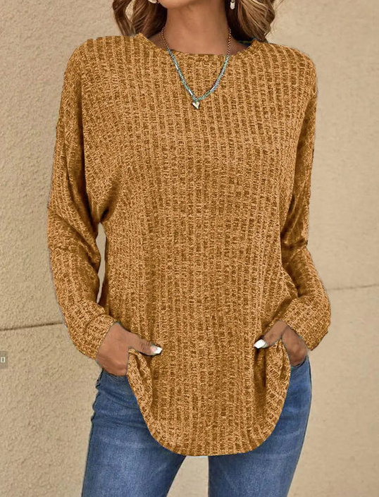 Pull décontracté texturé