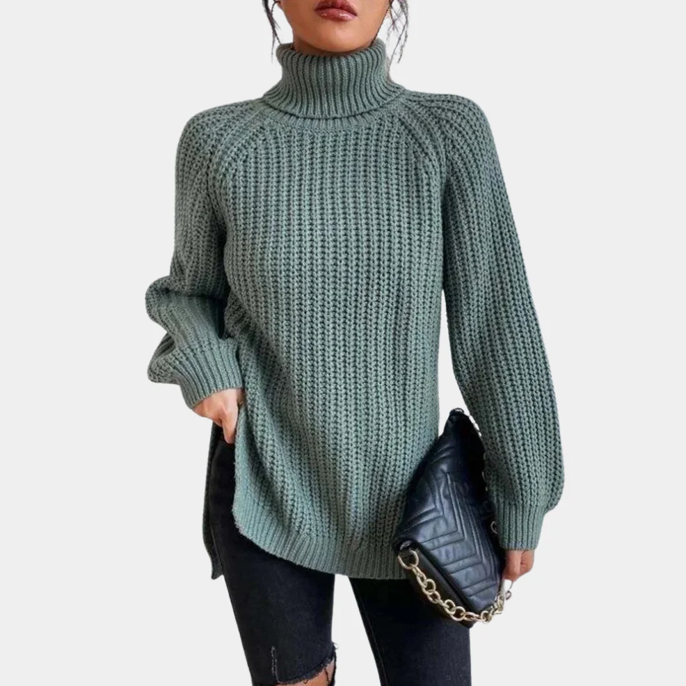 Pull à col roulé de luxe pour femme Doux et élégant