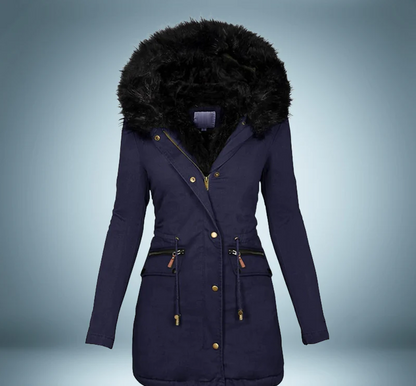 Parka d'hiver avec fourrure douce