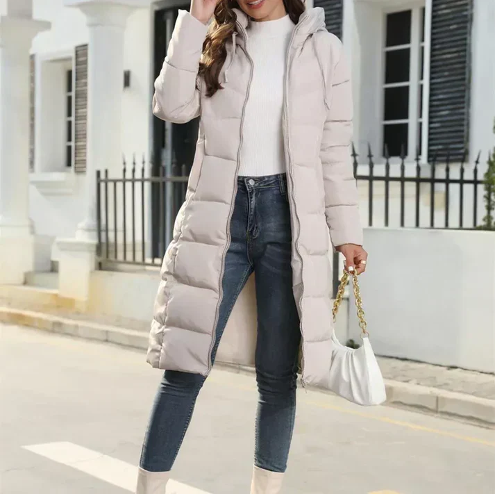 Damen Daunenjacke Winter Warm Elegant - IdealeKleiden