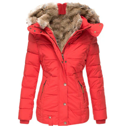 Manteau d'hiver cintré élégant pour femme