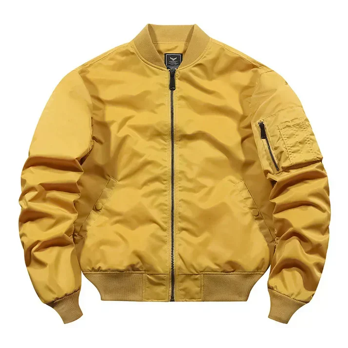 Blouson d'aviateur élégant pour homme au design classique