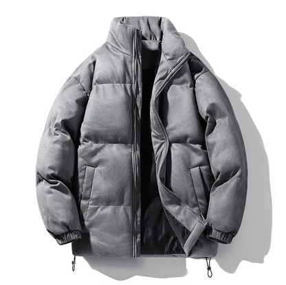 Parka Homme Daim Classique Élégant