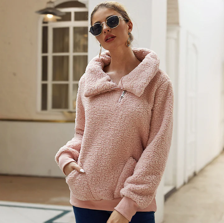 Pull décontracté femme chaud en tricot