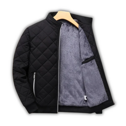Veste d'hiver homme avec doublure polaire ouatinée