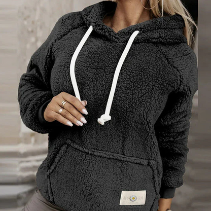 Pull en peluche douillet pour femme