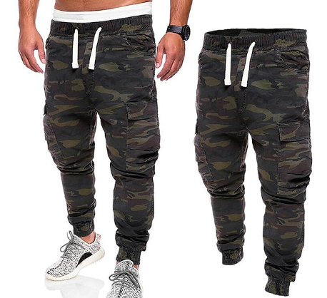 Pantalon décontracté homme avec cordon de serrage