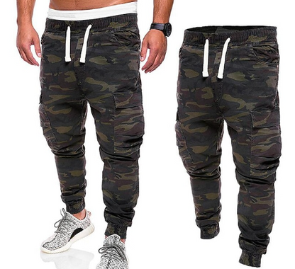 Pantalon décontracté homme avec cordon de serrage