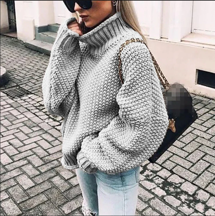Pulls en grosse laine amples pour femme