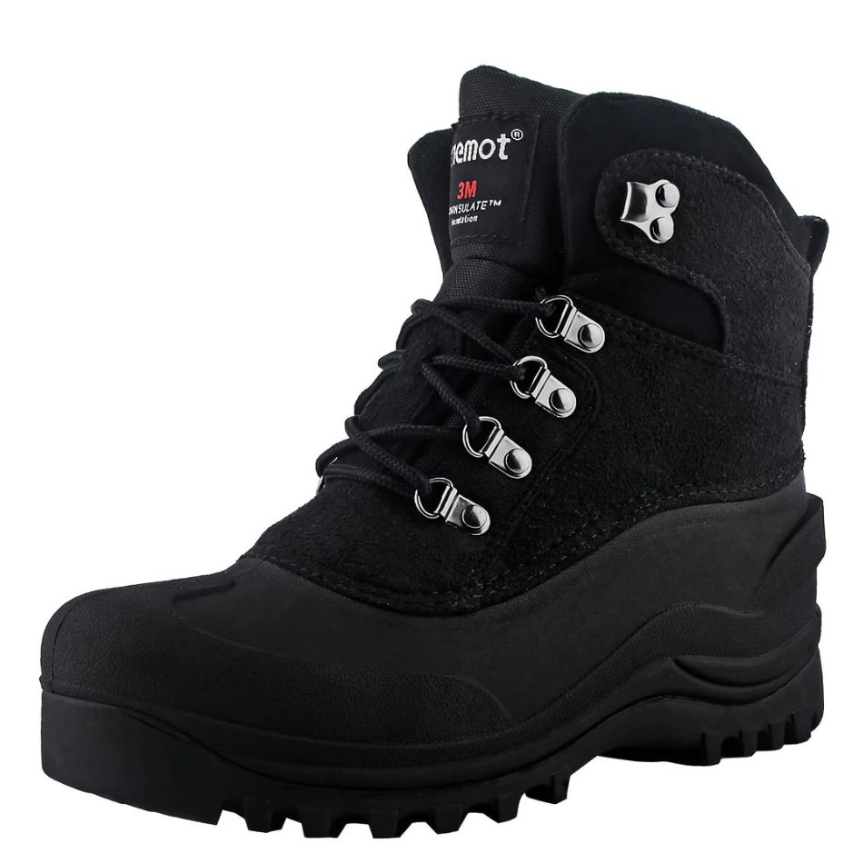 Bottes montantes doublées douillettes pour homme