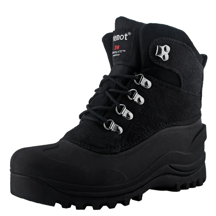 Bottes montantes doublées douillettes pour homme