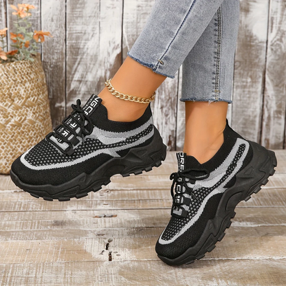 Chaussures de sport légères pour femme en mesh respirant