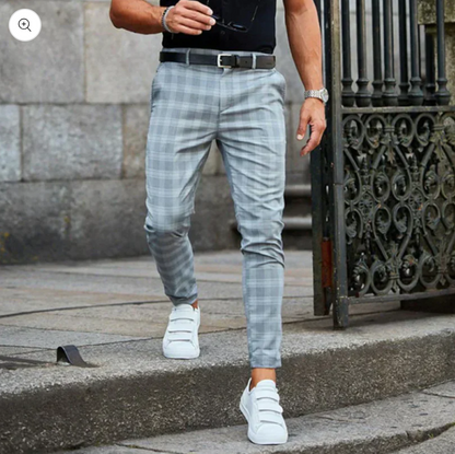Chinos élégants pour homme coupe slim moderne