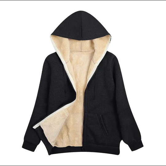 Doudoune femme capuche fausse fourrure doublée