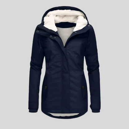 Veste imperméable pour femme, veste d'hiver isolée
