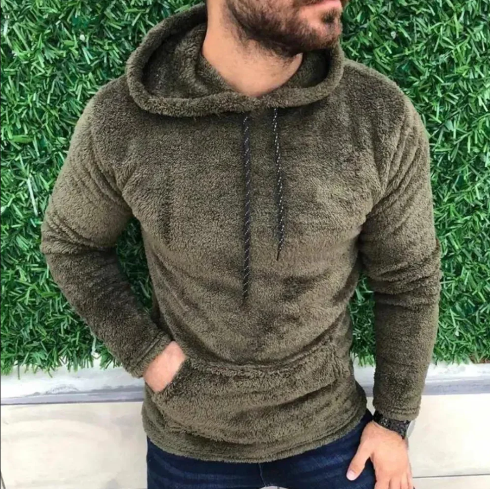 Stylisher Kapuzenpullover für Männer Warm Bequem - IdealeKleiden