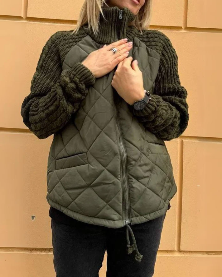 Tess - Veste d'hiver de luxe chaude et matelassée