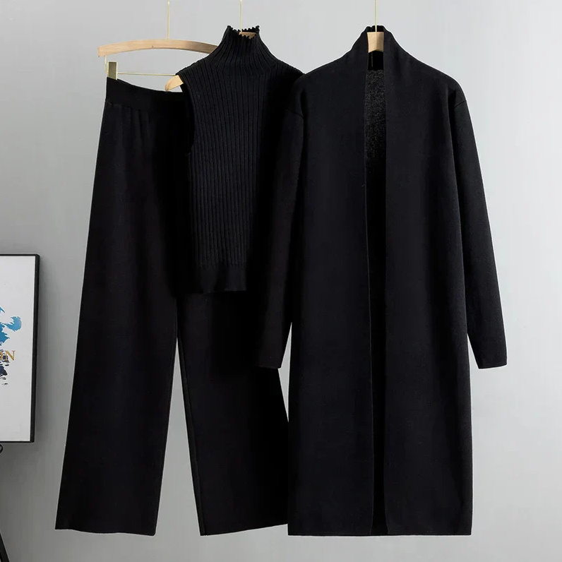 Tailleur pantalon femme 3 pièces de luxe