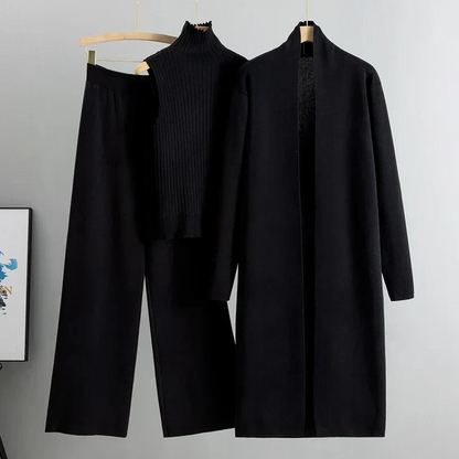 Tailleur pantalon femme 3 pièces de luxe