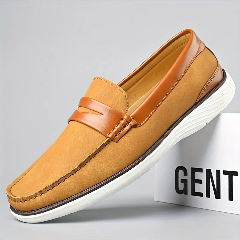 Mocassins élégants en cuir pour homme