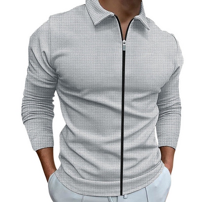 Hauts pour hommes Fermeture éclair Pratique