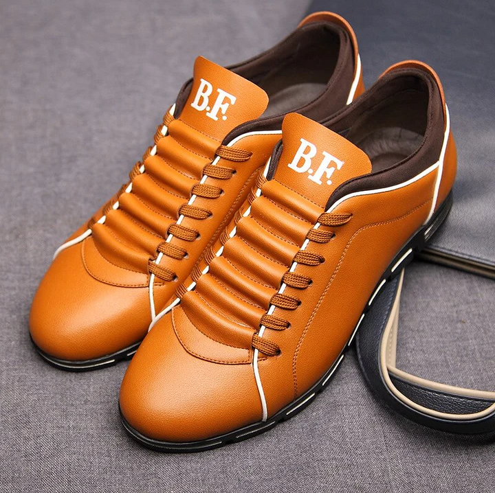 Chaussures élégantes en cuir style français