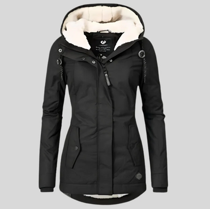 Veste imperméable pour femme, veste d'hiver isolée