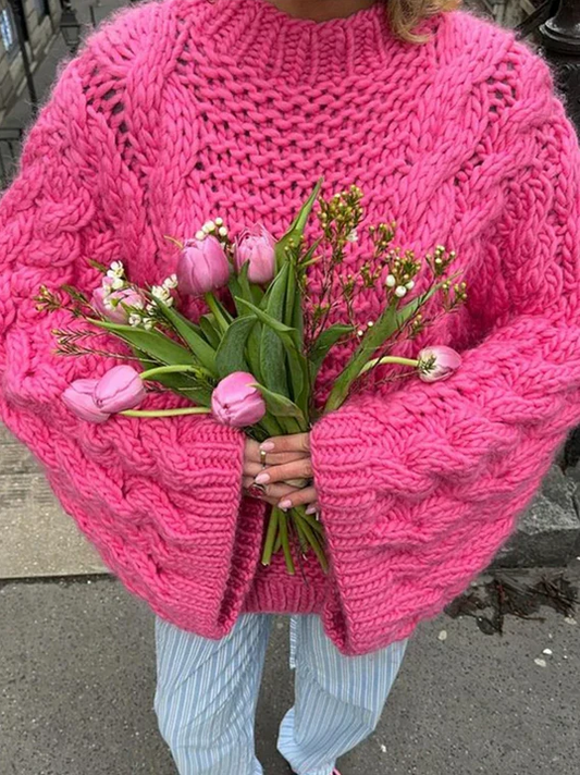 Weite Cardigan Damen Oversize Bequem - IdealeKleiden
