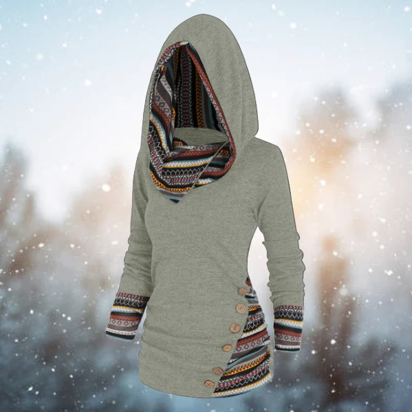 Ella | Pull-cape ethnique