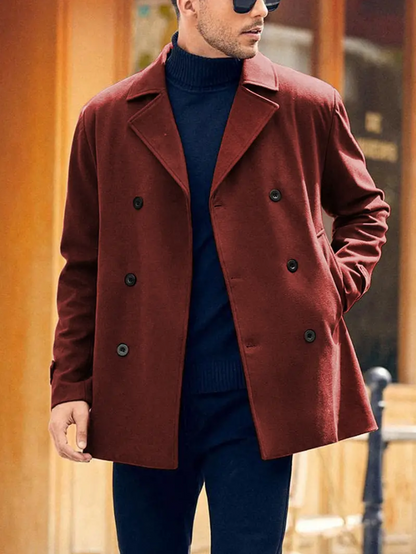 Trench-coat homme design classique élégant