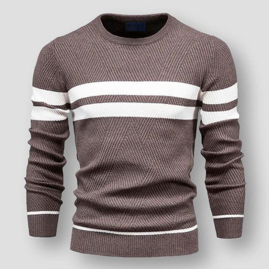 Pull-over Homme Doux Rayé